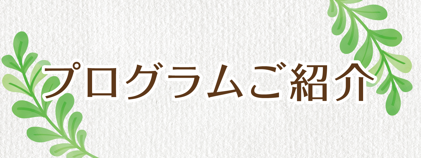 プログラムご紹介